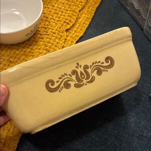Pfaltzgraff Tan and Brown Decorative Dish